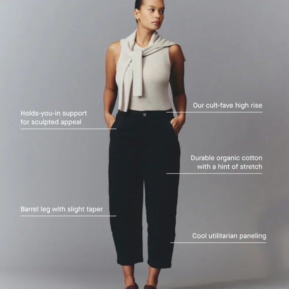 Everlane The Utility Barrel Pant - Picture 3 of 6